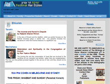 Tablet Screenshot of haretzion.org